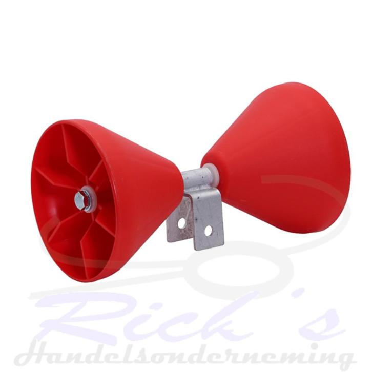 Bootrol rollenset kunststof trompetrol op kantelblokje, Watersport en Boten, Accessoires en Onderhoud, Nieuw, Motor en Techniek