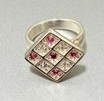 Radiant Zircon Mosaic Ring, Nieuw, Ophalen of Verzenden, Dame, Zilver