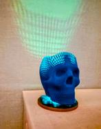Blauwe 3D Geprinte Skull met LED Optie, Ophalen of Verzenden, Nieuw