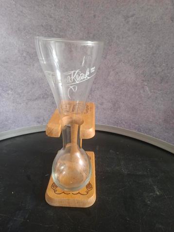 Vintage bierglas 25x11cm beschikbaar voor biedingen