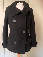 LaDress xs zgan korte Zwarte Jas wol, Ophalen of Verzenden, Gedragen, Maat 38/40 (M), Zwart
