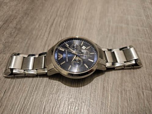 Armani Horloge | Stijlvol | Zilverkleurig | Barst in Glas, Sieraden, Tassen en Uiterlijk, Horloges | Heren, Zo goed als nieuw