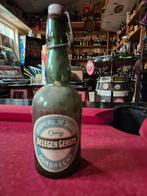 Oude bierfles "De Sleutel " Dordrecht, Verzamelen, Ophalen of Verzenden, Gebruikt, Overige merken