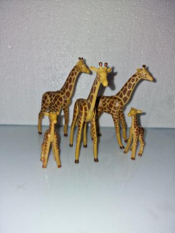 Playmobil 2x 6640 giraf met jong + extra giraf Kerst beschikbaar voor biedingen