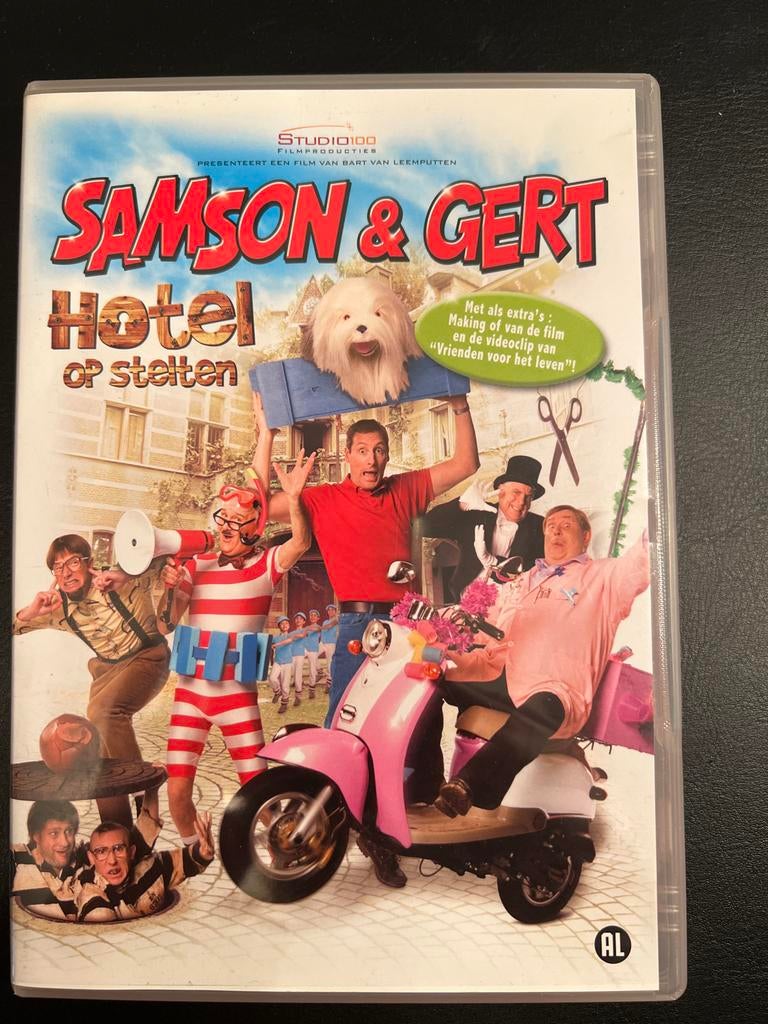 Samson en Gert - Hotel op stelten DVD, Alle leeftijden, Ophalen of Verzenden, Zo goed als nieuw, Komedie