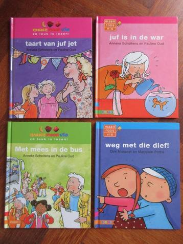 4 x Avi M3 / E3 boeken van Maan Roos Vis beschikbaar voor biedingen