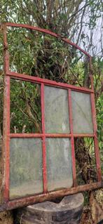 Groot (H 1meter) gietijzeren stalraam (brocante), Tuin en Terras, Ophalen, Gebruikt