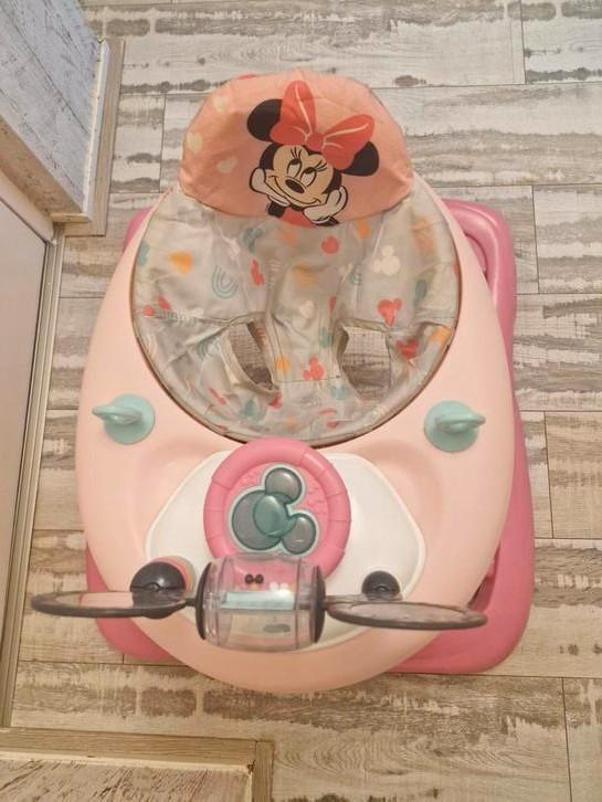 Minnie mouse loopstoel/loopkar, Kinderen en Baby's, Speelgoed | Babyspeelgoed, Zo goed als nieuw, Ophalen of Verzenden