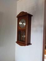 Antieke Wandklok met Slinger bimbam loopt en slaat goed, Huis en Inrichting, Ophalen, Gebruikt, Analoog, Wandklok