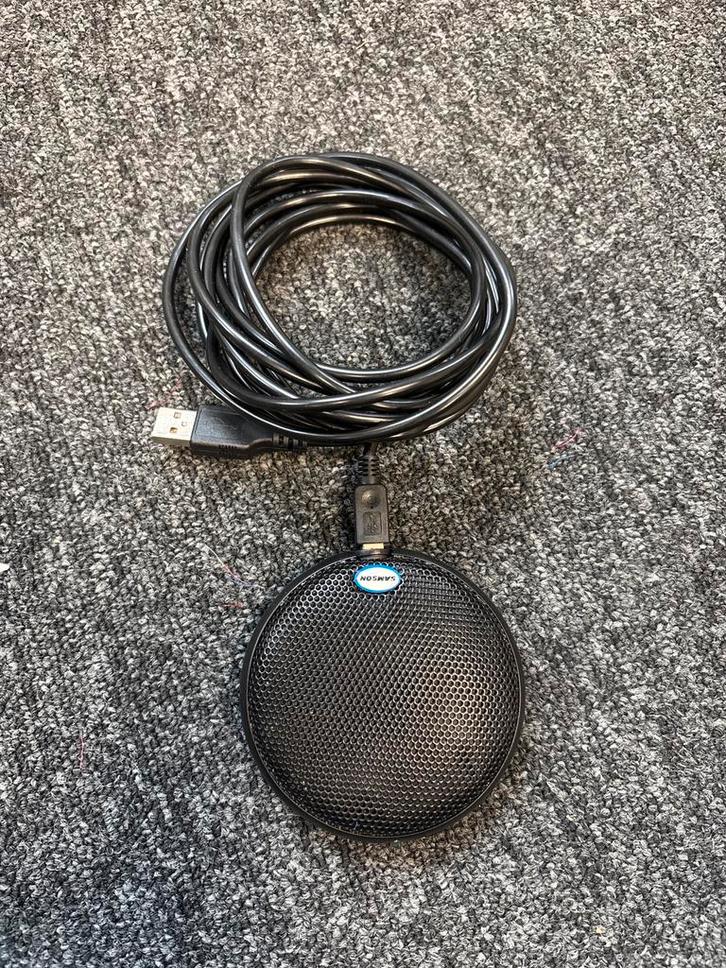 Samson UB1 USB microfoon – omnidirectionele condensator mic, Computers en Software, Webcams, Zo goed als nieuw, MacOS, Microfoon