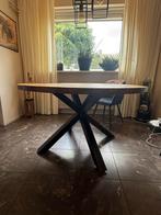 Eettafel 150cm teakhout, Huis en Inrichting, Tafels | Eettafels, Ophalen, Teakhout, 50 tot 100 cm, Zo goed als nieuw