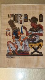 Egyptisch perkament met de faraohs papyrus. Reproductie, Antiek en Kunst, Ophalen of Verzenden