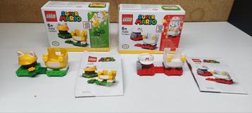 Lego Mario outfits fire power en wall climber beschikbaar voor biedingen