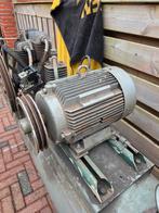 7.5kW Elektromotor met Compressor, Doe-het-zelf en Verbouw, Compressors, AEG, Gebruikt, AEG Headquarters, Germany, Ophalen of Verzenden