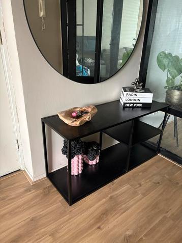 Zwarte Sidetable met 2 Niveaus