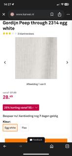 Gordijnen VT Wonen -op maat gemaakt Eggshel White, Ophalen, 200 cm of meer