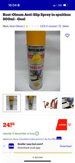 Rust oleum anti slip spray - geel (meerdere), Ophalen of Verzenden, Zo goed als nieuw, Verfspuit of Verfpomp