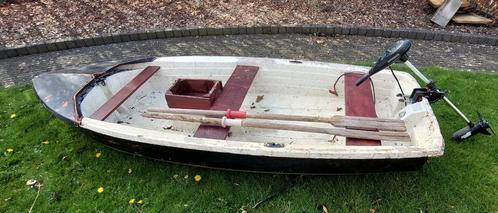 Fluistermotor, polyester boot en accu, Hobby en Vrije tijd, Overige Hobby en Vrije tijd, Zo goed als nieuw, Ophalen