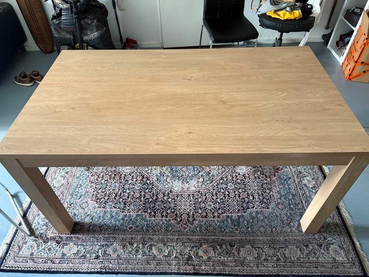 Set Eetkamer & salontafel, Huis en Inrichting, Tafels | Eettafels, Gebruikt, 50 tot 100 cm, 150 tot 200 cm, Rechthoekig, Ophalen