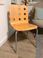 4 IKEA Eetkamerstoelen - Gebruikt, Ophalen, Gebruikt, Bruin, Vier