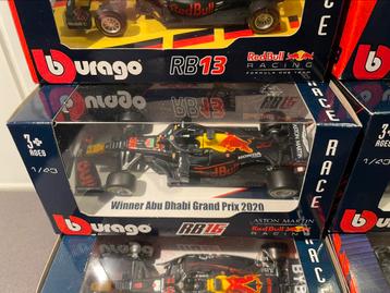 Burago Red Bull Racing RB16 Max Verstappen Winner Abu Dhabi beschikbaar voor biedingen