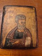 Byzantijns icoon handgeschilderd, Antiek en Kunst, Ophalen