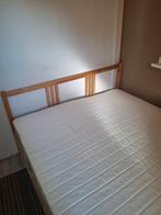 Tweepersoonsbed/Twijfelaar met matras - Zo goed als nieuw!, Huis en Inrichting, Ophalen, 140 cm, Zo goed als nieuw, Twijfelaar