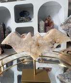 Roze Amethist Vleermuis op Standaard - Groot Item, Ophalen of Verzenden