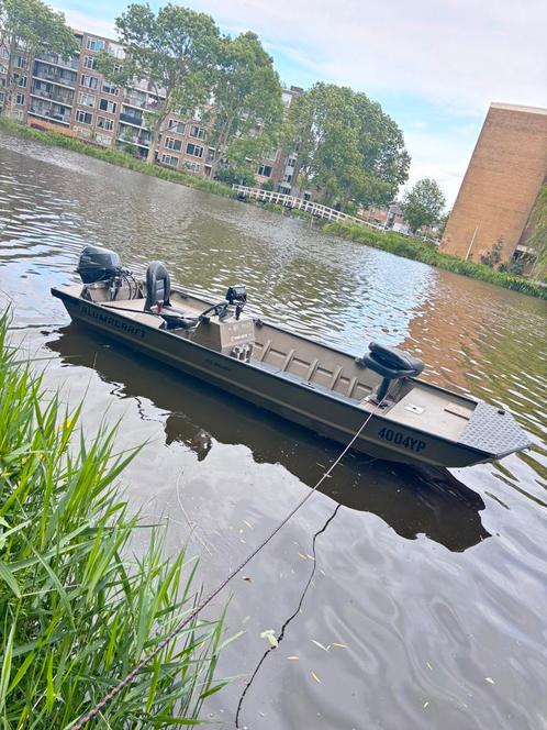 Alumacraft MV 1546 AW - YAMAHA 20Pk en Lowrance HDS 7, Watersport en Boten, Vis- en Consoleboten, Gebruikt, 10 tot 30 pk, 3 tot 6 meter