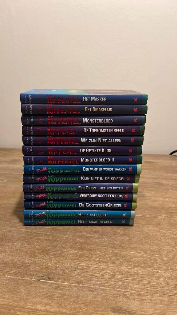 Boekenpakket 14 Kippenvel + Kippenvel Junior, zgan collectie, Boeken, Kinderboeken | Jeugd | 10 tot 12 jaar, Zo goed als nieuw