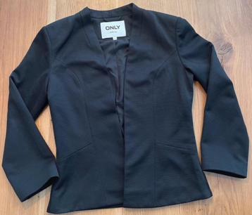 Zwart getailleerd colbertje (Only, maat 34 / XS) beschikbaar voor biedingen