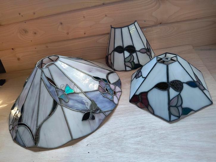 Tiffany Lampenkappen - Set van 3, Antiek en Kunst, Antiek | Lampen, Ophalen