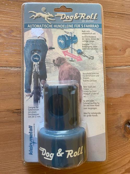 Dog & Roll automatische hondenlijn voor de fiets, Dieren en Toebehoren, Hondenriemen, Nieuw, Ophalen of Verzenden