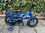 Alpina Kinderfiets - 12 inch - blauw met zijwieltjes, Fietsen en Brommers, Fietsen | Kinderfietsjes, Zijwieltjes, Gebruikt, Alpina
