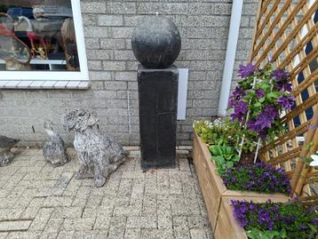 tuin ornament /beeld graniet met nieuwe lont beschikbaar voor biedingen