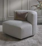 Fauteuil Jackie Swing - Beige Bouclé, Huis en Inrichting, Fauteuils, Ophalen, Nieuw, Stof, 75 tot 100 cm