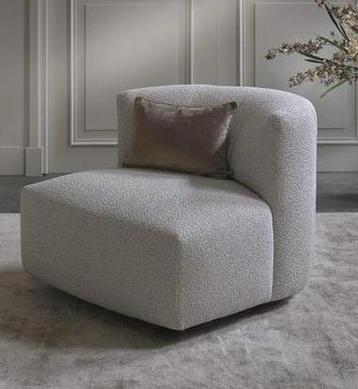 Fauteuil Jackie Swing - Beige Bouclé beschikbaar voor biedingen