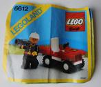 Lego 6612 Brandweer autootje., Verzenden, Gebruikt