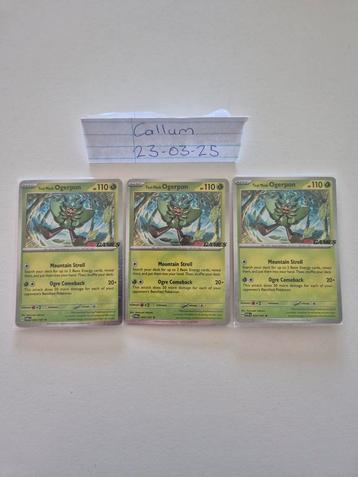 Teal Mask Ogerpon - EB Games stamped ANZ exclusive beschikbaar voor biedingen