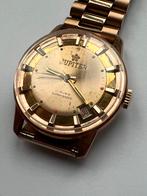 Jupiter piepan dial handopwind horloge, Overige merken, Staal, 1960 of later, Verguld