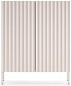 Naduvi Drina Dressoir 2 deuren beige - gratis bezorging, Ophalen of Verzenden, Nieuw, 25 tot 50 cm, 100 tot 150 cm
