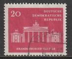 DDR 1958 665 Brandenburger Tor, Gest, Postzegels en Munten, Postzegels | Europa | Duitsland, Ophalen of Verzenden, DDR, Gestempeld