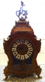 Fraaie Bruine gedetaileerde hoge Boulleklok, Antiek en Kunst, Ophalen of Verzenden