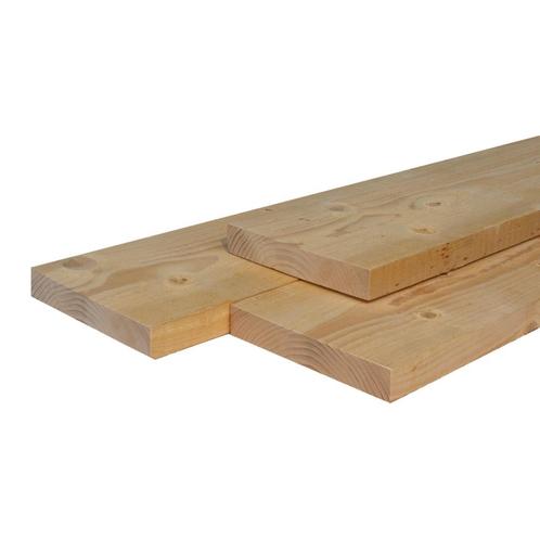 Vuren planken, groot assortiment op voorraad (*), Doe-het-zelf en Verbouw, Hout en Planken, Nieuw, Vuren, Ophalen of Verzenden