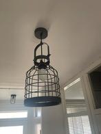 Mooie zwarte industriële hanglamp 3 stuks, Huis en Inrichting, Lampen | Hanglampen, Minder dan 50 cm, Ophalen of Verzenden, Zo goed als nieuw