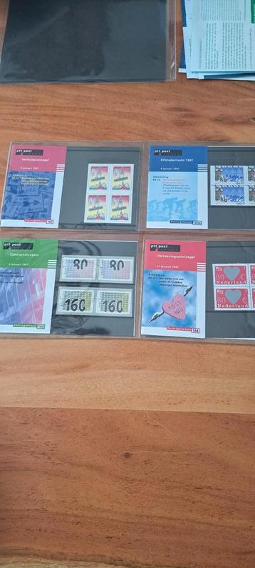 PTT Post Zegelmapjes 1997-1998 (40 stuks) beschikbaar voor biedingen