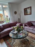 Vintage bankstel Jan des Bouvrie, Huis en Inrichting, Gebruikt, Ophalen of Verzenden, 200 tot 250 cm, Leer