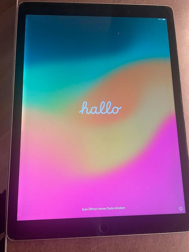 Apple iPad Pro (2e generatie), met oplader en doos, Computers en Software, Apple iPads, Overige modellen, 12 inch, 64 GB, Grijs