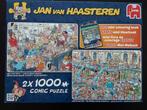Jan van Haasteren 2x1000 stukjes, Ophalen, 500 t/m 1500 stukjes, Zo goed als nieuw