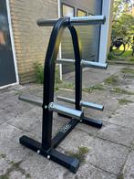 Halterschijf opbergrek, Sport en Fitness, Fitnessmaterialen, Ophalen, Gebruikt